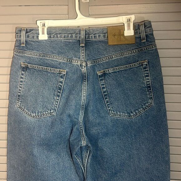 Calvin Klein Slim Straight Jeans - Blue - Picture 5 of 10